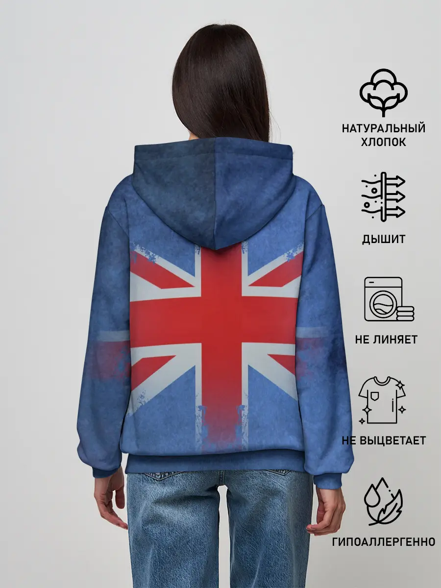 Женское худи / Mini cooper Великобритания