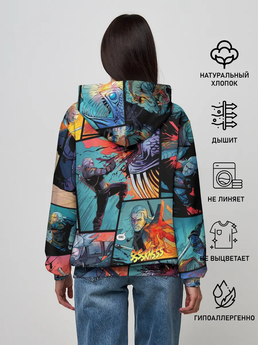 Женское худи / Ведьмак / The Witcher