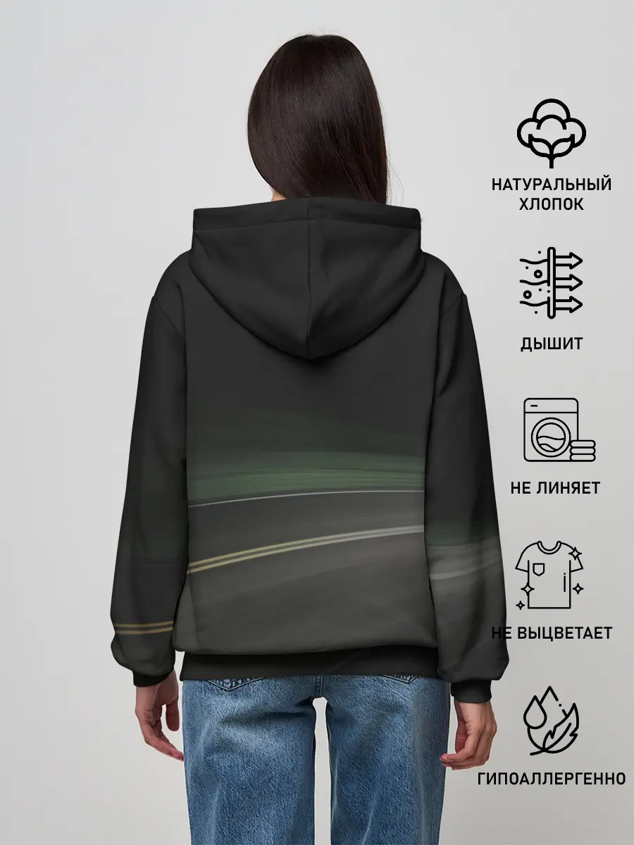 Женское худи / Alpina на дороге