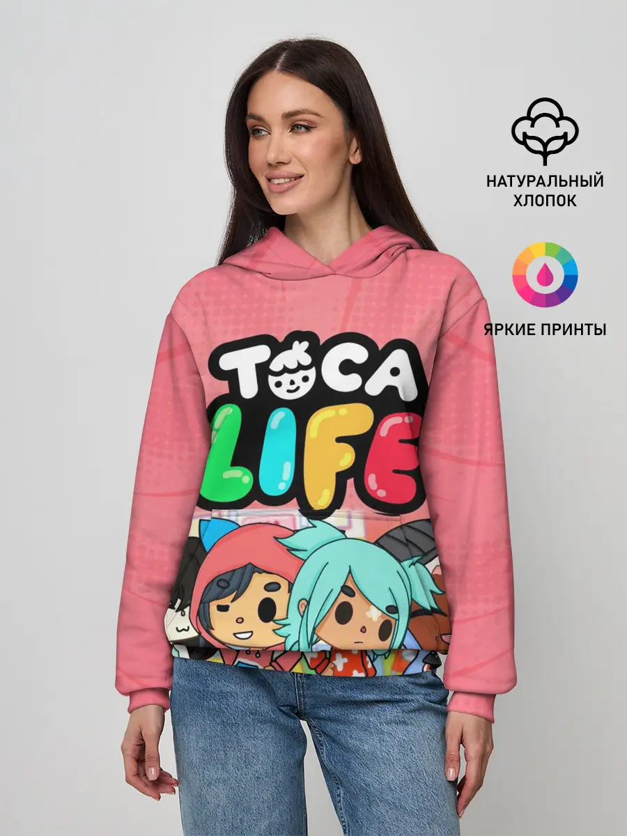 Женское худи / Toca Boca | Тока бока персонажи игры