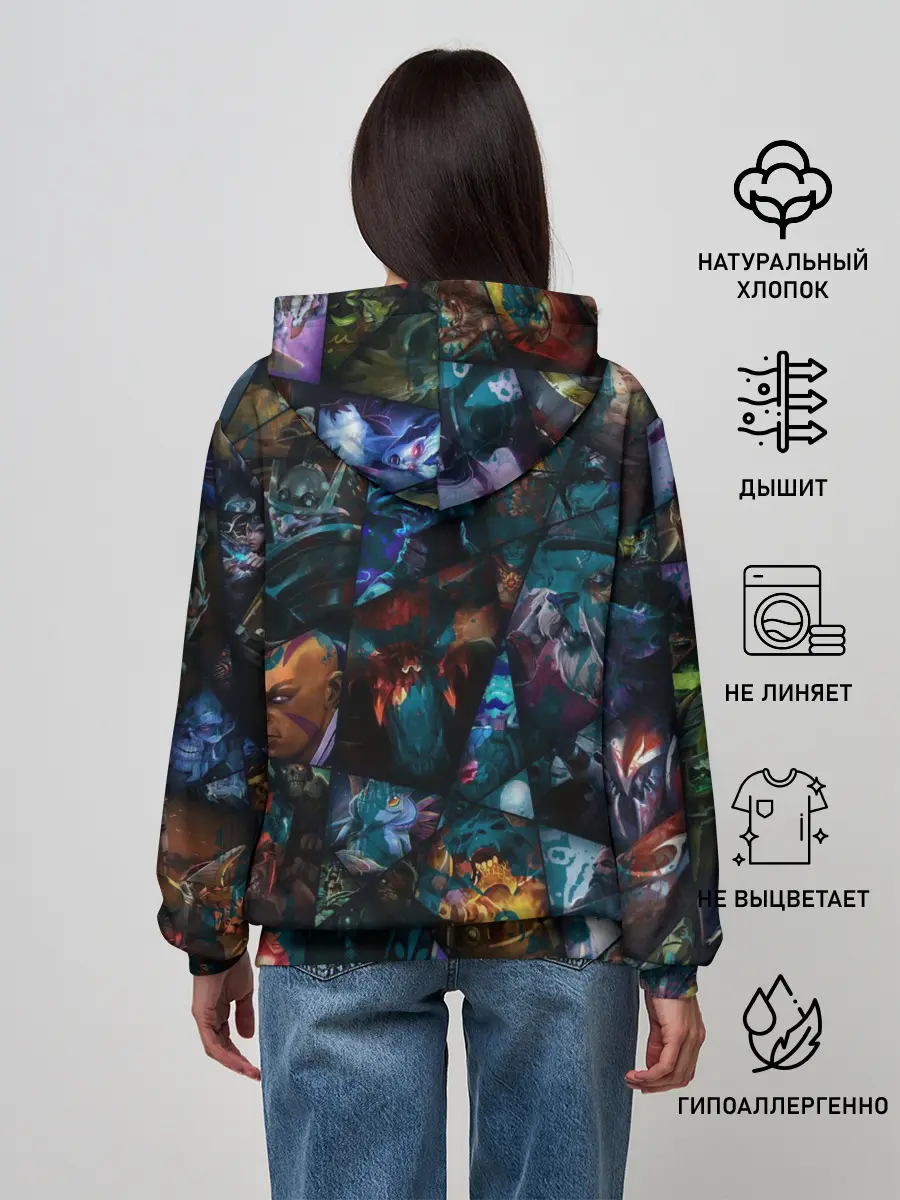 Женское худи / Джаггернаут, ДОТА 2