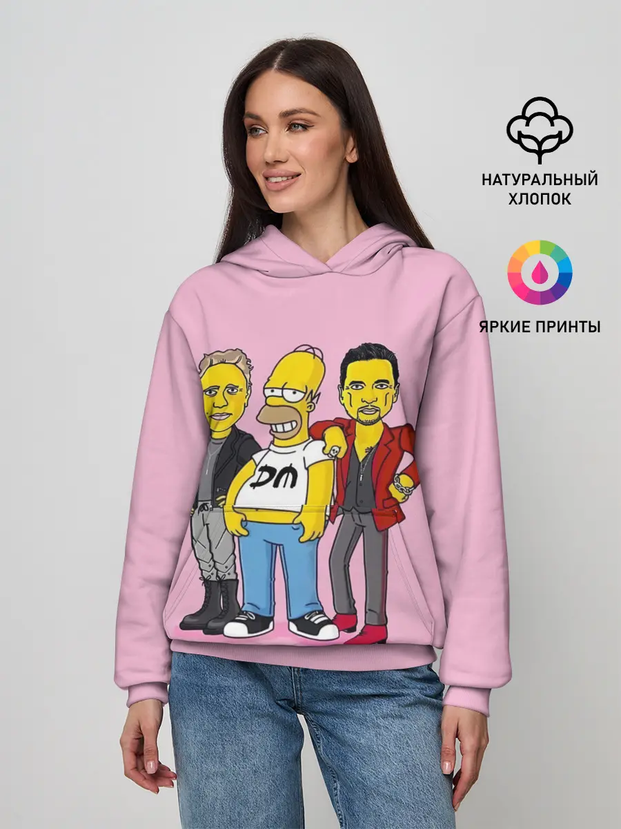 Женское худи / ДМ и Гомер