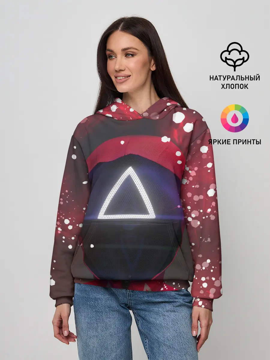 Женское худи / ТРЕУГОЛЬНИК | ОХРАНА