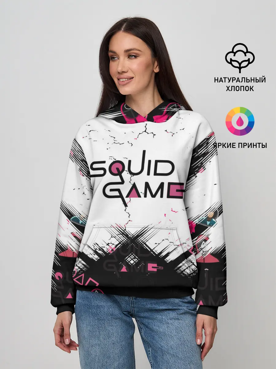 Женское худи / SQUID GAME | ИГРА В КАЛЬМАРА,