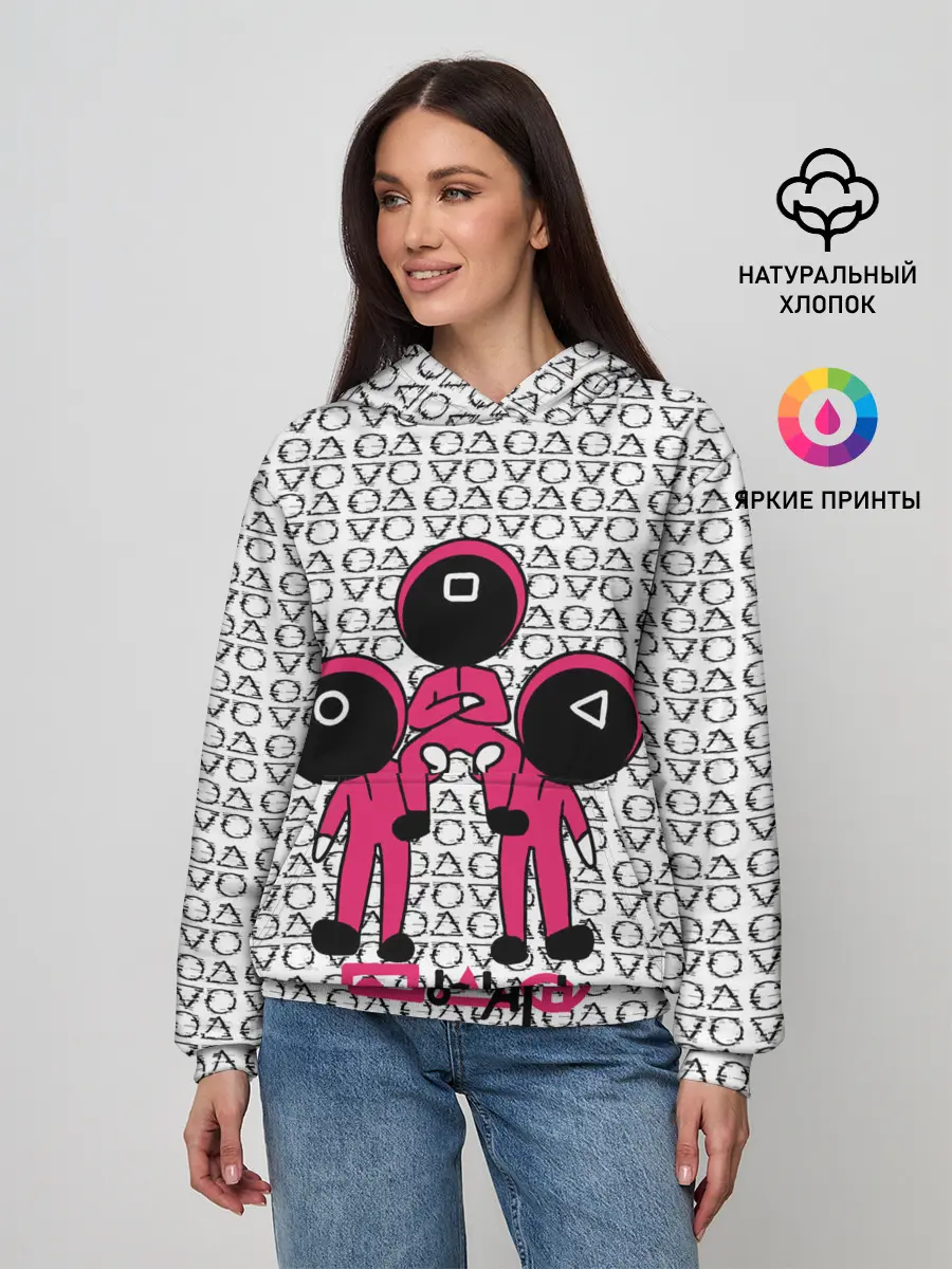 Женское худи / Игра в кальмара / Squid Game/