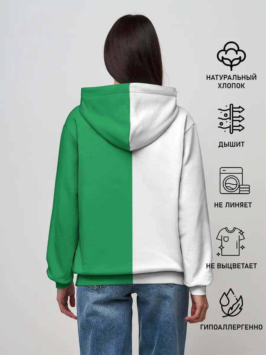 Женское худи / Зелёная Ёлочка