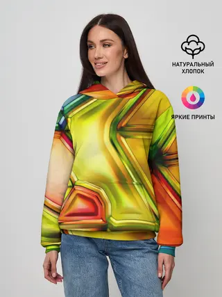 Женское худи / Абстрактная абстракция