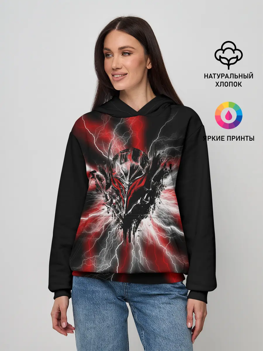 Женское худи / Berserk разряд молнии