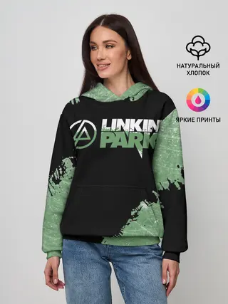 Женское худи / Линкин Парк в стиле Гранж | Linkin Park