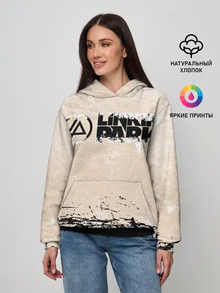 Женское худи / Linkin Park | Рок Группа Линкин Парк