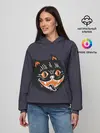 Женское худи / Одержимый кот