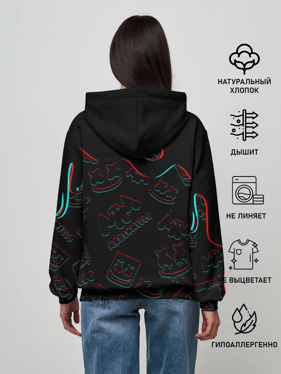 Женское худи / MARSHMELLO MELT - МАРШМЕЛЛО
