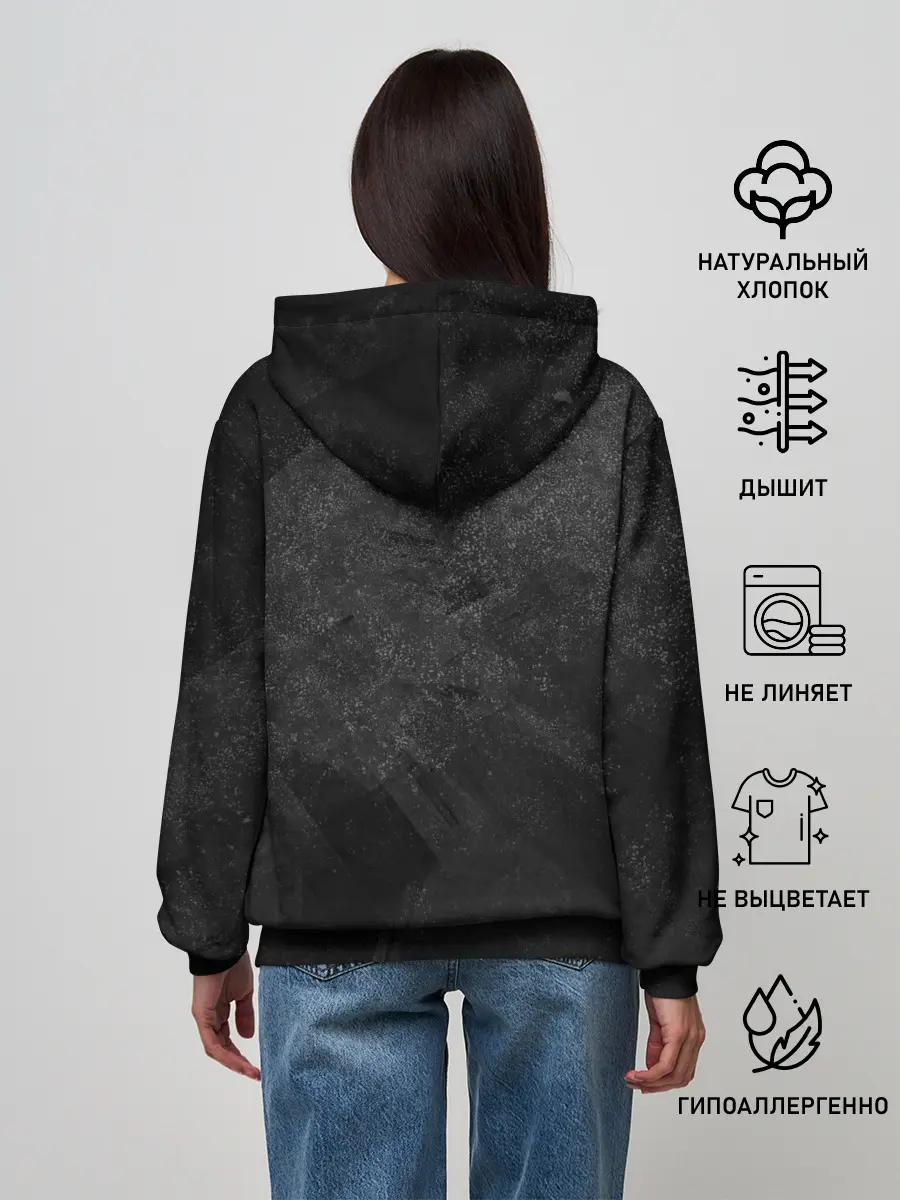 Женское худи / BERSERK LOGO GRUNGE