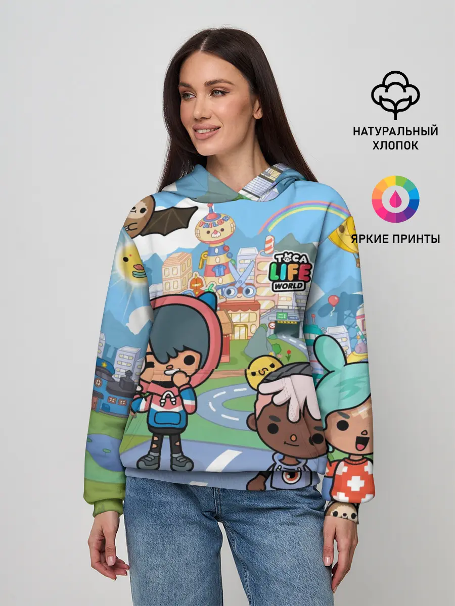Женское худи / Toca Boca | Город
