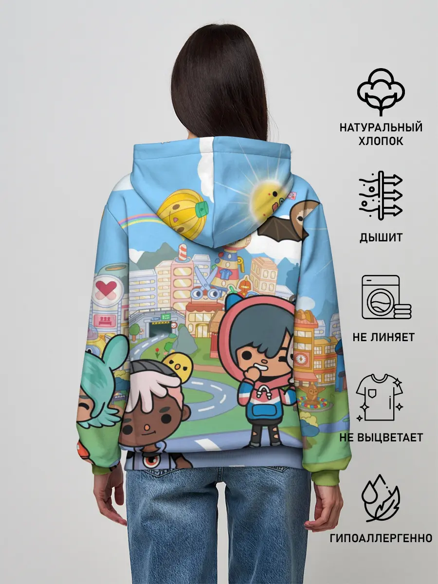 Женское худи / Toca Boca | Город