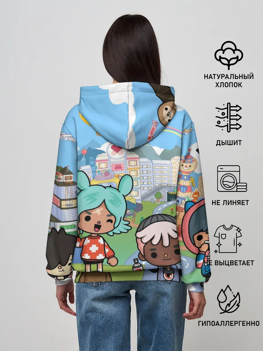Женское худи / Toca Boca | Мир