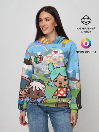 Женское худи / Toca Boca | Мир