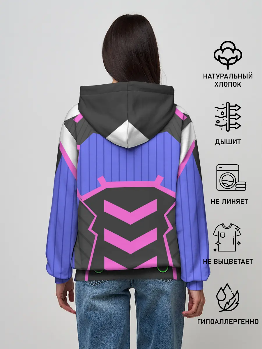 Женское худи / НЕОНОВЫЙ КОСТЮМ / БРОНЯ / УНИСЕКС