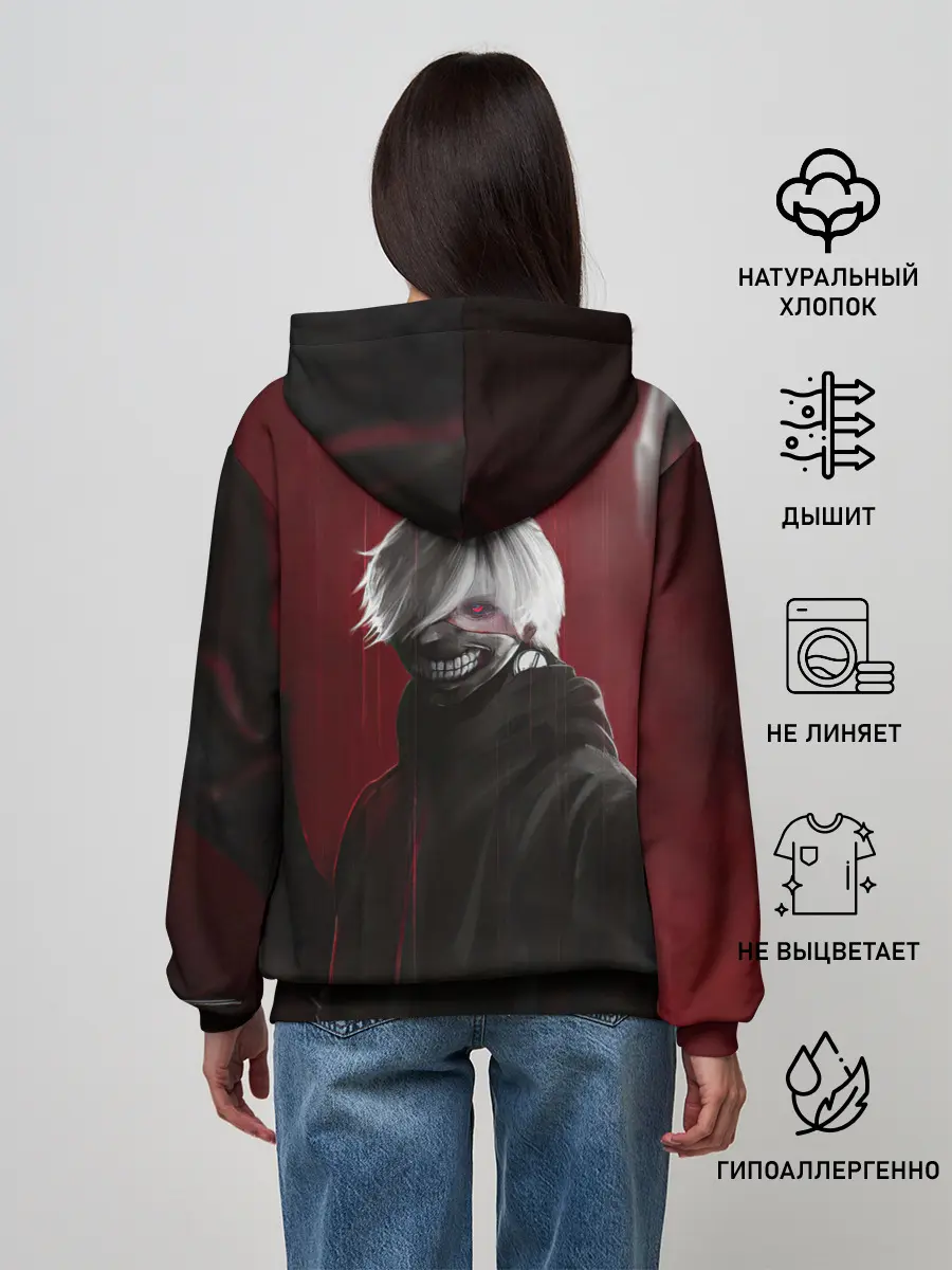 Женское худи / TOKYO GHOUL | ТОКИЙСКИЙ ГУЛЬ ЩЮПАЛЬЦА