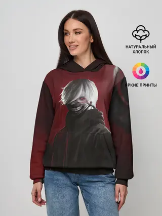 Женское худи / TOKYO GHOUL | ТОКИЙСКИЙ ГУЛЬ ЩЮПАЛЬЦА