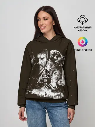 Женское худи / THE LAST OF US ЭЛЛИ И ДЖОЭЛ | ОДНИ ИЗ НАС