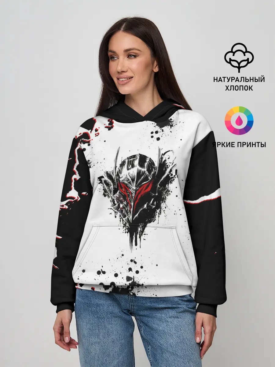 Женское худи / Берсерк черная маска.
