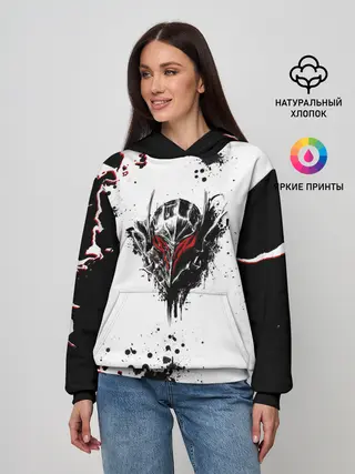 Женское худи / Берсерк черная маска.