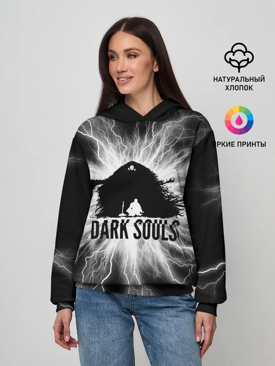 Женское худи / dark souls remastered,