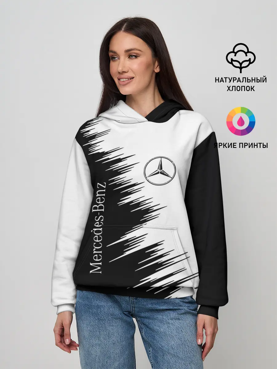 Женское худи / mercedes benz