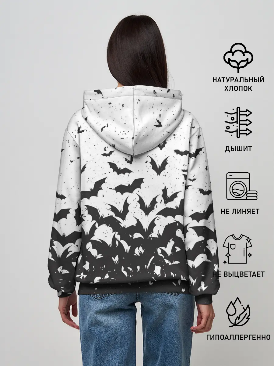 Женское худи / Летучие кровососы