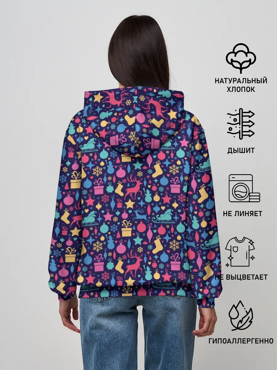 Женское худи / Новогодние Игрушки и Украшения