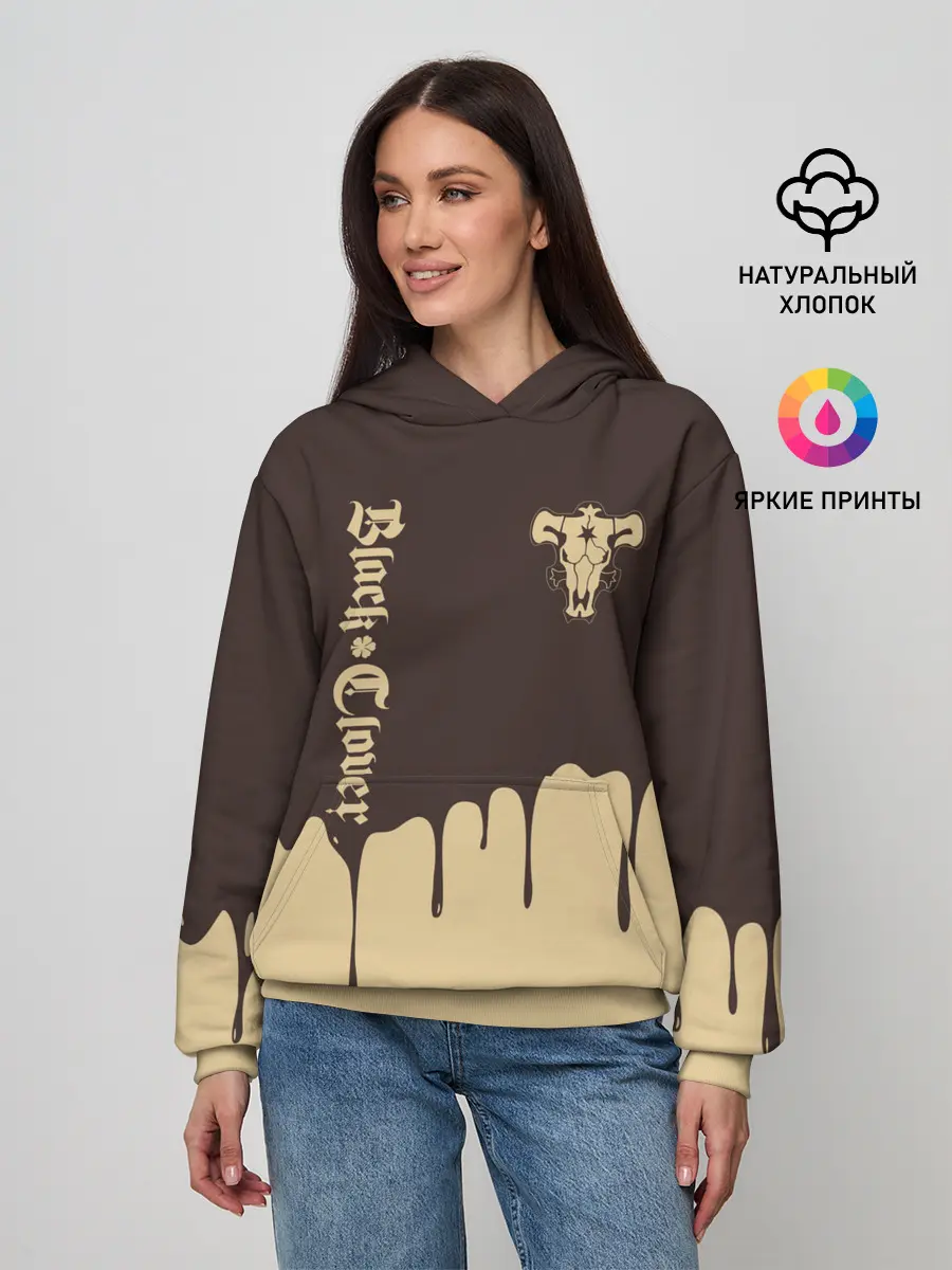 Женское худи / Black clover: Bull