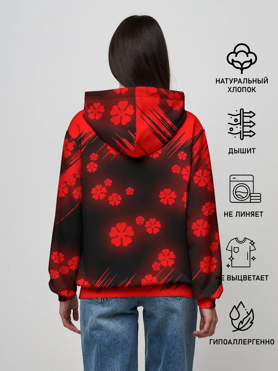 Женское худи / Чёрный клевер: Освещение