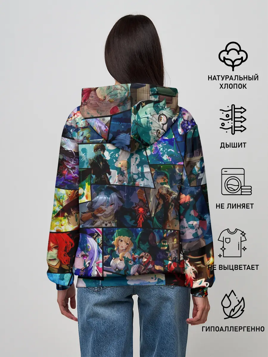 Женское худи / Kaeya | Genshin Impact