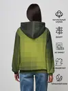 Женское худи / Милитари мозаика
