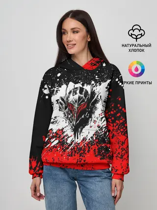 Женское худи / Берсерк: Брызги красок.