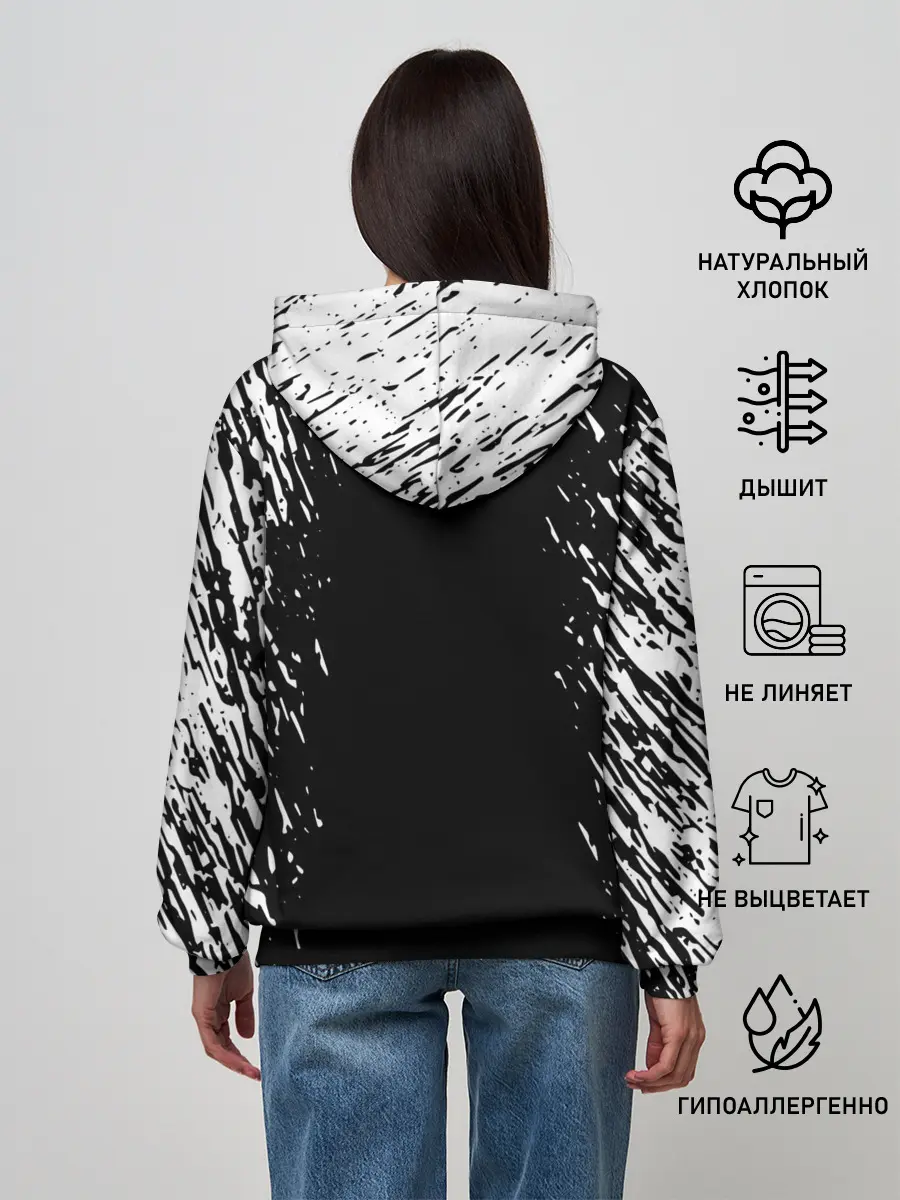 Женское худи / Берсерк серьезный взгляд.