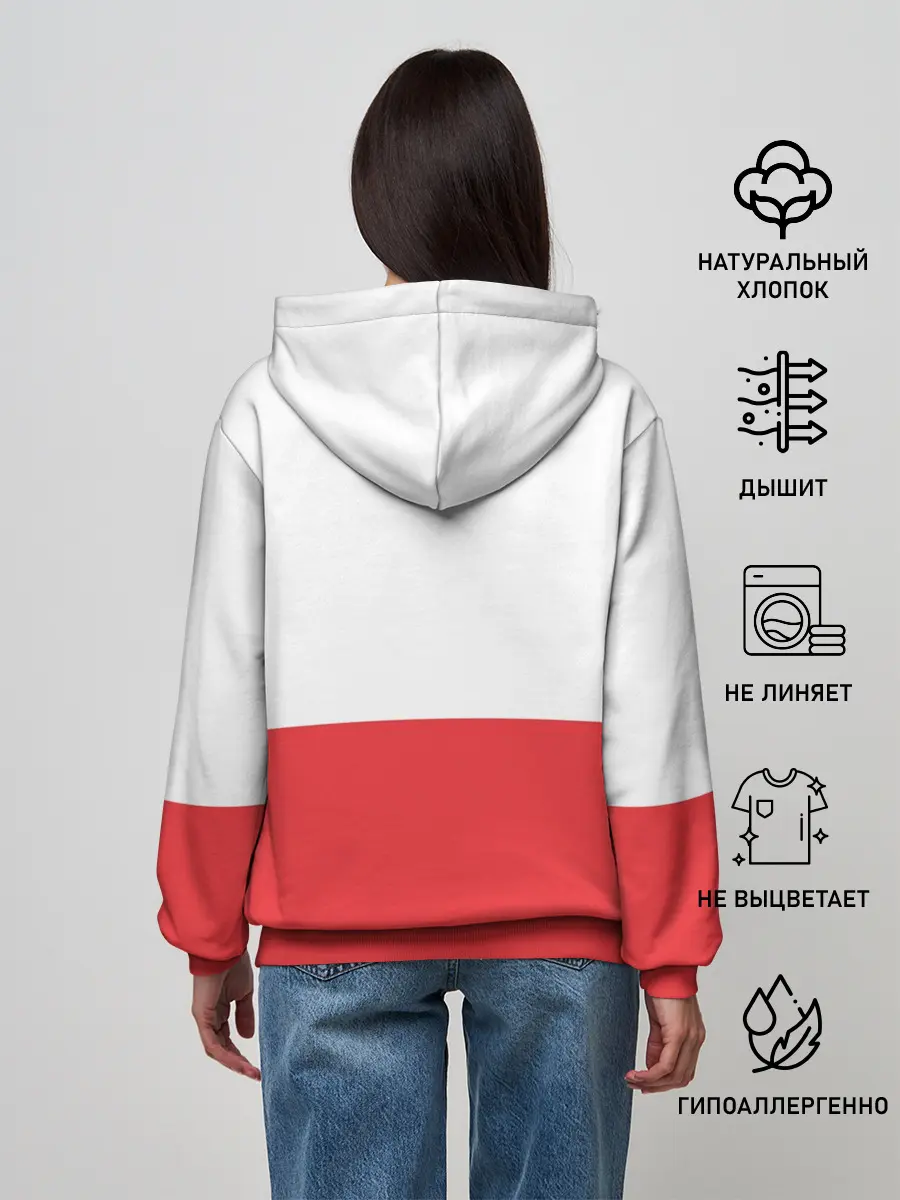 Женское худи / Санта с 2 Оленями