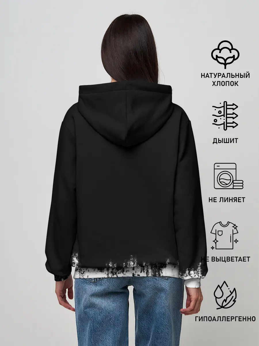 Женское худи / GHOSTEMANE Hip-Hop Grunge | Гостмейн