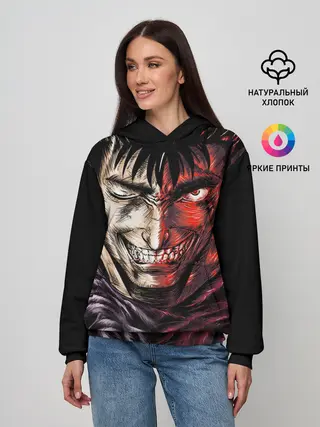 Женское худи / BERSERK | БЕРСЕРК ЯРОСТЬ