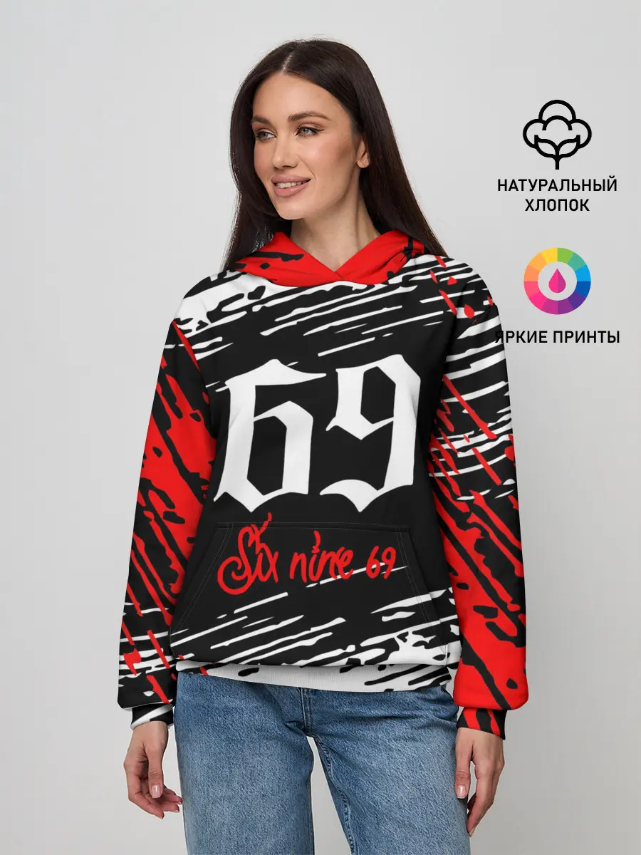 Женское худи / 6IX9INE 69,