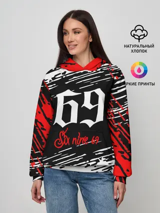 Женское худи / 6IX9INE 69,