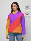 Женское худи / РАДУЖНАЯ ГЕОМЕТРИЯ / RAINBOW GEOMETRY