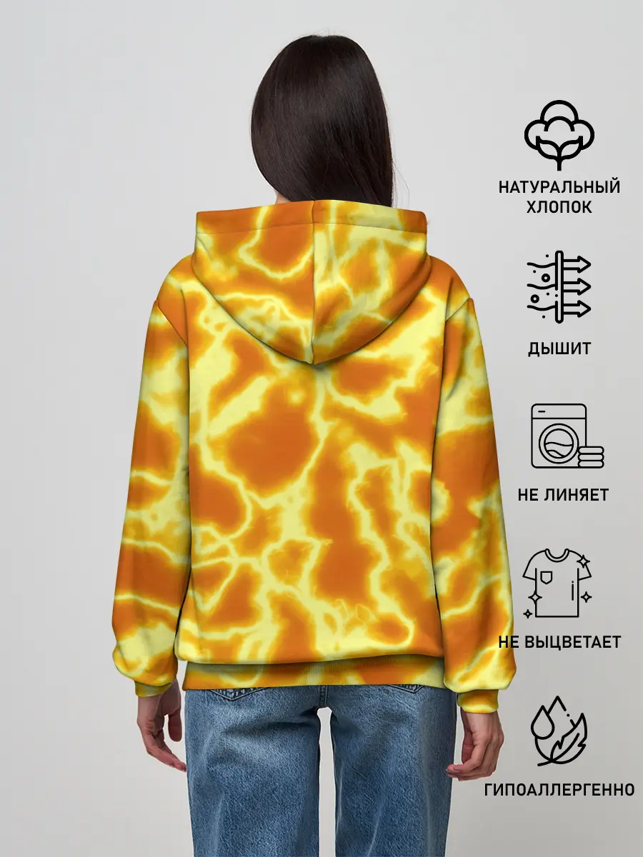 Женское худи / Огненная вспышка
