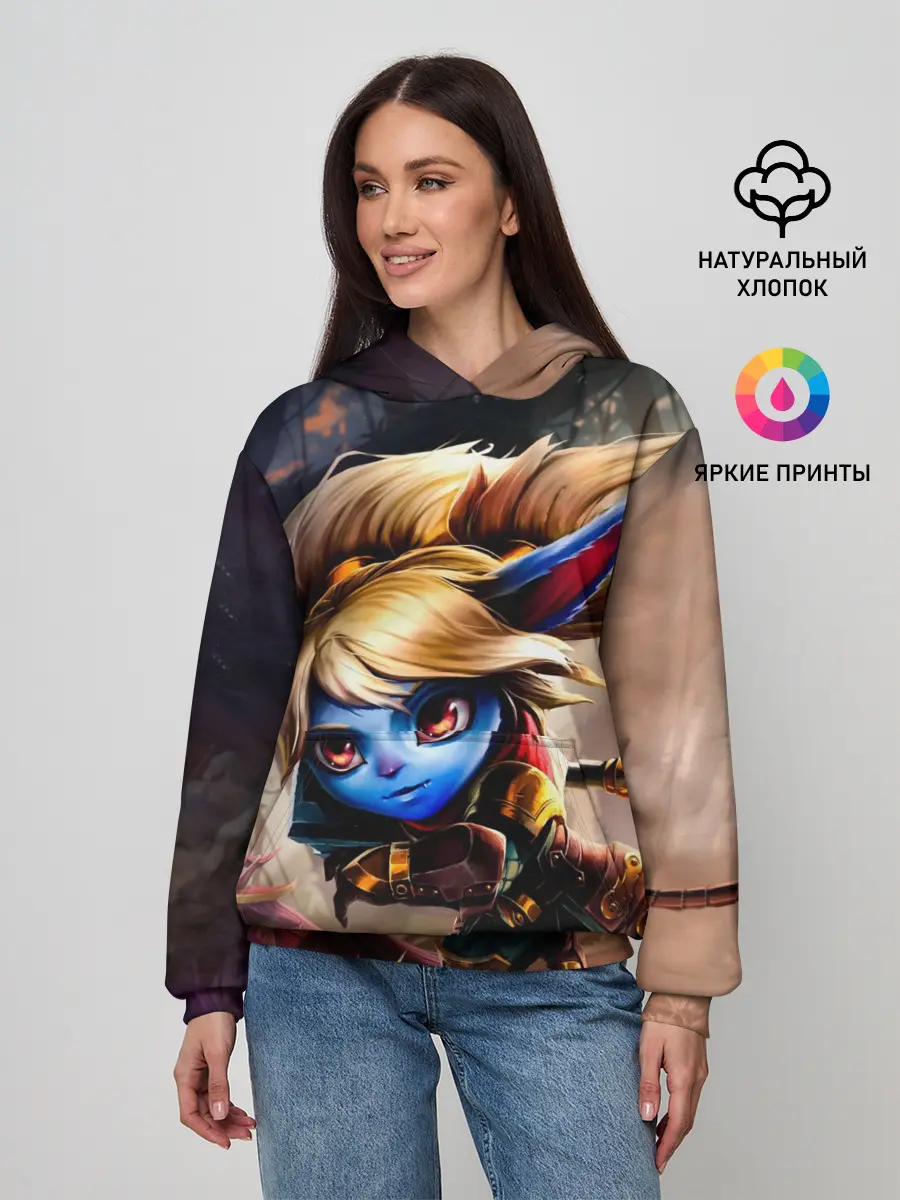 Женское худи / Поппи Хранительница молота