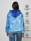 Женское худи / Красочная синева
