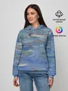 Женское худи / Мазки красок