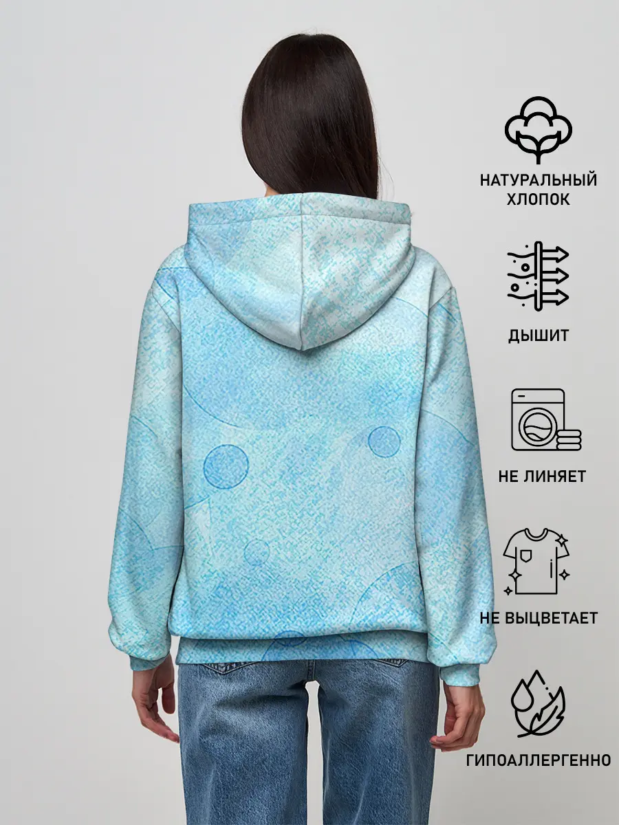 Женское худи / Пузыри воздуха