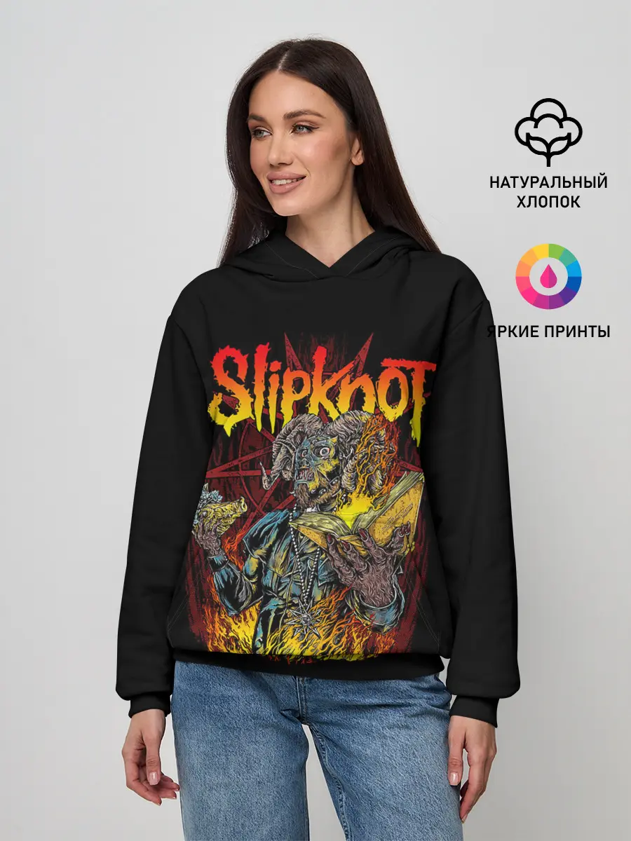 Женское худи / SLIPKNOT THE GRAY CHAPTER