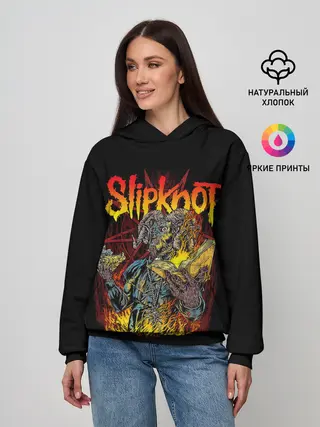 Женское худи / SLIPKNOT THE GRAY CHAPTER